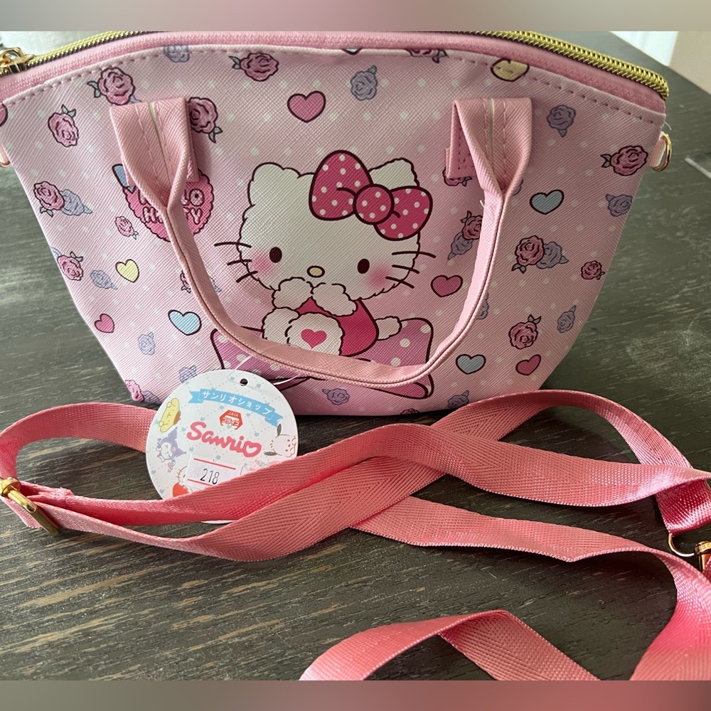 Sanrio Hello Kitty Mini Handbag/Crossbody Purse About 8”New with Tag